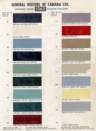 1965 chevelle paint charts and codes