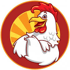 Chicken Emblem Chicken Logo Simple Logo Design Logo Restaurant