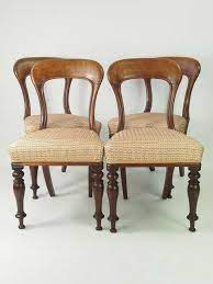 Os610s victorian style set of two chairs price: Set 4 Antique Early Victorian Dining Chairs