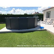 Piscine Intex Graphite 4 78 X 1 24 Piscine Tubulaire Ronde
