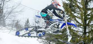 savage snow bikes dirt bike to snow bike conversions