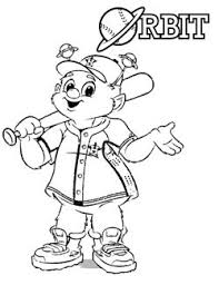 Orbit Coloring Pages Baseball Coloring Pages Coloring Pages Coloring Pages For Boys