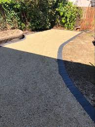The most popular options lie in the first category, led by asphalt and concrete. Tar And Chip Patio With Paved Border In Clare All Seasons Driveways