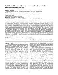 Discovering unwanted pests in your home is the last thing any homeowner wants to experience. Pdf Field Test Of Gonacon Immunocontraceptive Vaccine In Free Ranging Female Fallow Deer