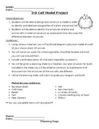 Maybe you would like to learn more about one of these? 3 D Cell Model Project By Samantha Russo Teachers Pay Teachers