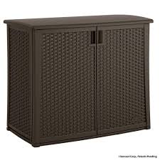Suncast 42 25 In X 23 In Outdoor Patio Cabinet Bmoc4100 The Home Depot Outdoor Storage Cabinet Outdoor Cabinet Patio Storage
