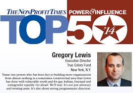 True Colors Fund Executive Director Named to Prestigious NonProfit Times'  Power & Influence Top 50 List for Second Consecutive Year