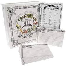 Amazon Com C R Gibson Recipe Book With Pocket Pages And Magnetic Shopping List Kitchen Set Home Kitchen In 2020 Recipe Book Diy Recipe Binder Recipe Book
