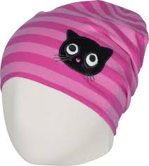 Katzen sind meist auf eine grundgeschmacksrichtung gepolt, z.b. Lipfish Mutze Beanie Katze Streifen Cerise Pink 75540 Bei Papiton Bestellen