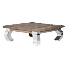 Chrome And Driftwood Camargo Coffee Table Large Square Coffee Table Driftwood Coffee Table Coffee Table Rectangle