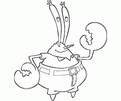 You'll also be helping someone in need as. Mr Krabs Coloring Pages Coloring Home
