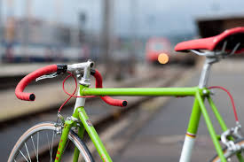 Exklusives Luxus Singlespeed Mit 70s Vintage Rahmen Von Tigra In Team Grun Singlespeeder Bahnrad Fixie