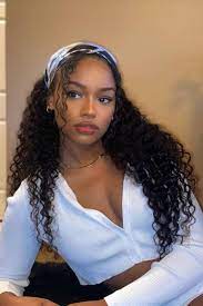 Thriving Hair Headband Wigs Deep Curly Band Elastic Virgin Human Hair Wig Headband Wig Hb03 Headband Hairstyles Curly Hair Styles Curly Girl Hairstyles