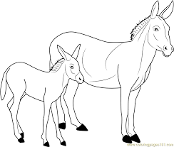 Our coloring pages are free and classified by theme , simply choose and print your drawing to color for hours! Donkey Coloring Page For Kids Free Donkey Printable Coloring Pages Online For Kids Coloringpages101 Com Coloring Pages For Kids