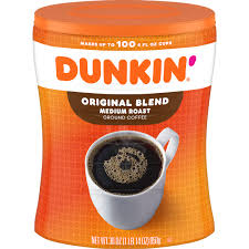 2,000 calories a day is used for general nutrition advice. Dunkin Original Blend Medium Roast Coffee 30 Ounce Canister Walmart Com Walmart Com