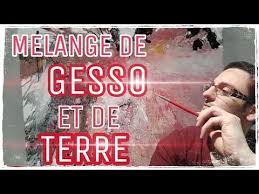 Pourquoi et comment peindre sur du carrelage? Savez Vous Qu On Peut Utiliser Le Gesso Blanc Melange Avec De La Terre Youtube