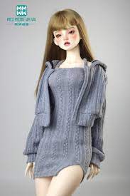 Одежда для куклы BJD 58-60 см, 13 SD DD, игрушка, шарнирная кукла, модное  открытое заднее искусственное зимнее пальто | AliExpress