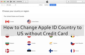 Even if you enter your current credit card information, you are likely to get an error message that your credit card is not valid for this region. Change Apple Id Country To Us Without Credit Card