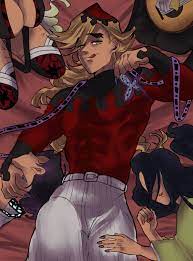 1boy 4girls bbeetleko big breasts blonde hair cleavage daki  (kimetsu no yaiba) demon boy demon slayer douma female fully clothed harem  kimetsu no yaiba kochou shinobu kotoha hashibira licking
