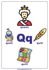 The letter q words featured in these books are quack, quarter, quiet, & quick. Letter Q Worksheets Flash Cards Coloring Pages