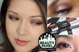 eye makeup with gles tips cat eye makeup