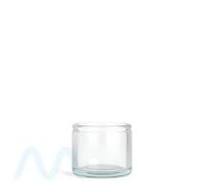 6mL No Neck Straight Sided Clear Glass Dab Jars with Lid