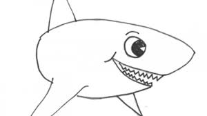 How to draw a baby shark cute and easy How To Draw Sharks With Cartoon Shark Drawing Lesson How To Draw Step By Step Drawing Tutorials