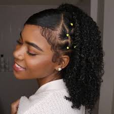 The rubber band hairstyles for consistently is a polish of twists, a ponytail hairpiece with rubber band hair ring chignon 24 inch crochet braid synthetic hair ponytail hair extension grey,rainbow. 40 Easy Rubber Band Hairstyles On Natural Hair Worth Trying Coils And Glory