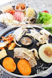 Samgyeopsal Dinner Table Recipe Video Seonkyoung Longest Lemongrass Shrimp Recipe Samgyeopsal Kohlrabi Recipes