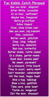 Kiddie Catch Phrases Jokes For Kids Catch Phrase Parenting