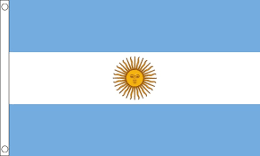 The argentine flag was conceived by general manuel belgrano, at the place where today is located we can add that in argentina you can buy a tela bandera (flag fabric) that is made of one piece. Argentina Flag Small Mrflag