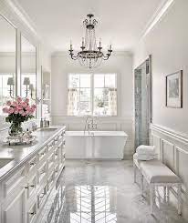 Amazing gallery of interior design and decorating ideas of marble master bathroom in bedrooms, bathrooms by elite interior designers. Master Bathroom Inspiration The Beauty Of White Marble Tile