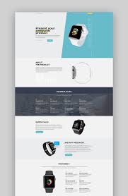 Oli Product Landing Page Template Webpage Design Book Design Templates Web Layout Design