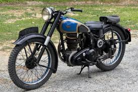 Image result for Blue 1952 Motorcycle