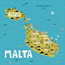 Malta karte geographie von malta karte ist app, die allgemeine kenntnisse über malta karte enthält. Malta Karte Der Wichtigsten Sehenswurdigkeiten Orangesmile Com