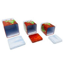 Factory Custom Tinplate Packaging Square Shape Metal ...