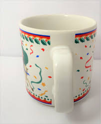 Vintage 90s Santa Reindeer Sled Holiday Celebrration VITROMASTER