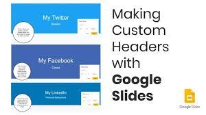 How To Make Custom Headers And Banners With Google Slides Google Slides Classroom Banner Google Classroom