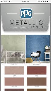 Ppg Metallic Tones Color Palette 1 4 Color Palette Home Decor Ppg