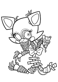 Click the nightmare freddy 5 nights at freddy's coloring pages to view printable version or color it online (compatible with ipad and android tablets). Five Nights At Freddy S Coloring Pages Print For Free 120 Images