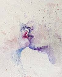 55 New Ideas For Painting Love Couple Watercolor Art Painting Painting Love Couple Painting Art Projects