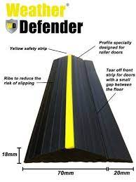 weather defender heavy duty 5 0m garage door floor seal strip with adhesive by weather defender http www garage doors garage door seal garage door threshold