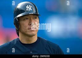 04 September 2009: New York Yankees third baseman Ramiro Pena #19 had the  only hit for the Yankees at the Rogers Centre during a Major League  Baseball game between the New York