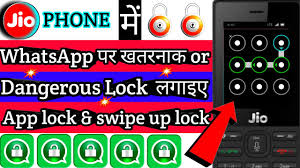 Jio Phone Ke Watsapp Me Dengerous Lock App Lock Whatsapp App New Update Today Youtube