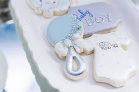These baby shower favor tags make any baby shower just a little sweeter! Kara S Party Ideas Silver Blue Elephant Baby Shower Kara S Party Ideas
