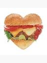 Burger Heart" Art Board Print for Sale by PaulyH | Redbubble