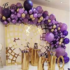 Maybe you would like to learn more about one of these? 1set Purple Gold Balloons Pink Macaron Balloon Burgundy Garland Arch White Gold Confetti Kit Birthday Party Wedding Decoration Shopee Malaysia