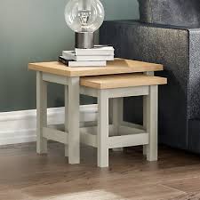 End tables for living room set of 2. Arlington Nest Of 2 Tables Side End Square Modern Table Set Living Room Display Eur 45 80 Picclick Fr
