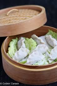 Steamed Shrimp Mushroom Dumplings Recipe For Chinese New Year By Cookin Canuck Chinesenewyear Sh Dumpling Recipe Seafood Recipes Mushroom Dumplings Recipe