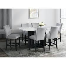 Throw a party for every birthday and holiday with one of our 7 piece dining. Elements Valentino 7 Pieces Dining Room Set In Black White By Dining Rooms Outlet